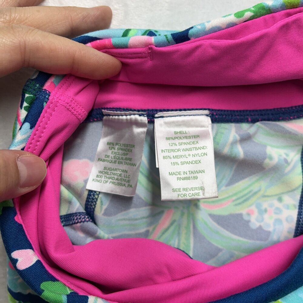 Lilly‎ Pulitzer Luxletic Weekend High Rise Crop Women's Sz XXS Weekend Escape - Picture 6 of 11